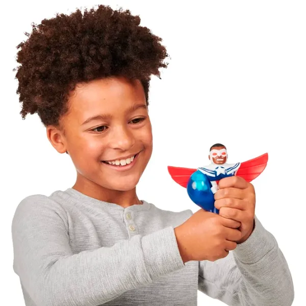 Jucărie antistres Goojitzu Moose Capitan America Sam Wilson Blue / 4+ photo 3