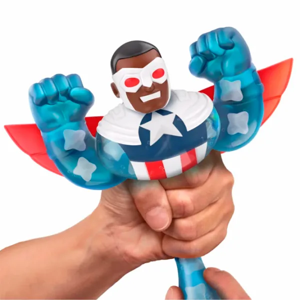 Jucărie antistres Goojitzu Moose Capitan America Sam Wilson Blue / 4+ photo 5