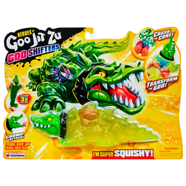 Игрушка антистресс Goojitzu Moose Rock Jaw Primal Зеленый / 4+ photo 1