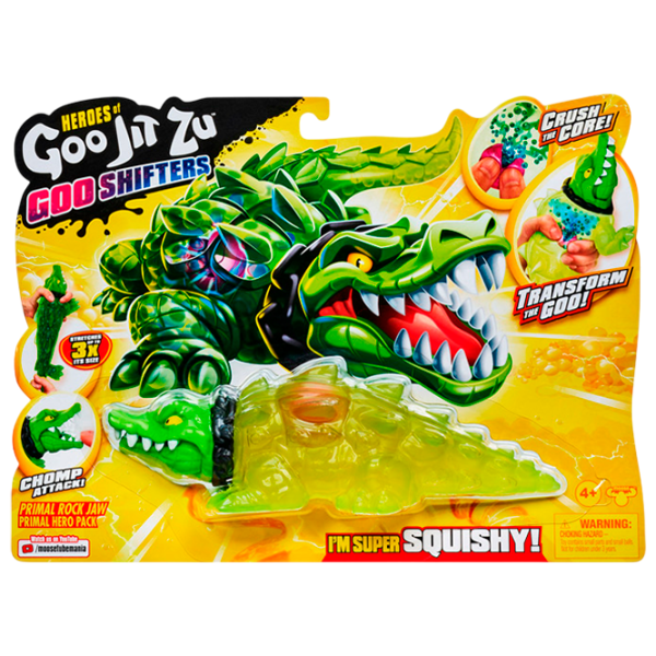 Игрушка антистресс Goojitzu Moose Rock Jaw Primal Зеленый / 4+ photo 1