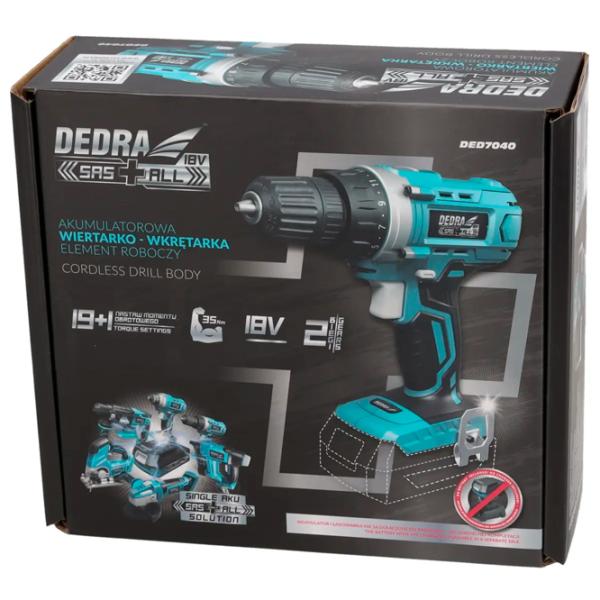 Дрель-шуруповерт Dedra DED7040  photo 4