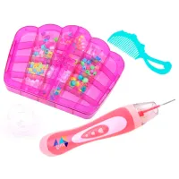 Креативный набор Lulu Hair Beader & Jewelry Box MBK-230K 5+ / Разноцветный Розовый photo 2