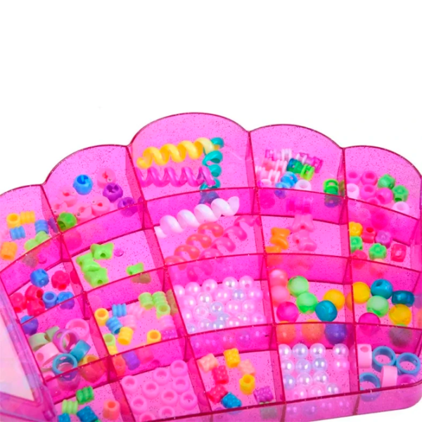 Креативный набор Lulu Hair Beader & Jewelry Box MBK-230K 5+ / Разноцветный Розовый photo 3