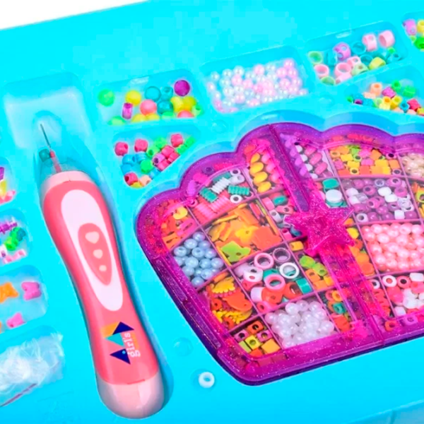 Креативный набор Lulu Hair Beader & Jewelry Box MBK-230K 5+ / Разноцветный Розовый photo 6