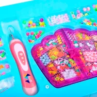 Креативный набор Lulu Hair Beader & Jewelry Box MBK-230K 5+ / Разноцветный Розовый photo 6