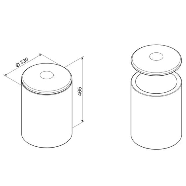 Пуф Ambianta 281904 Бежевый / Ткань  photo 2