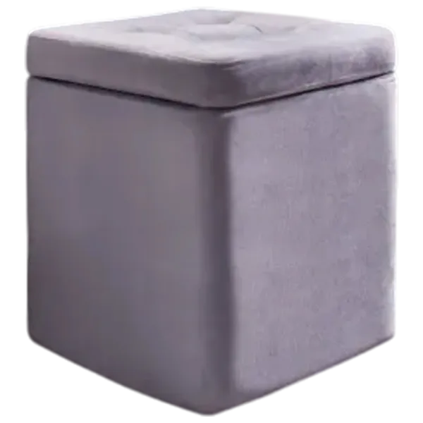 Пуф Ambianta 2819082 Серый / Ткань  photo 1