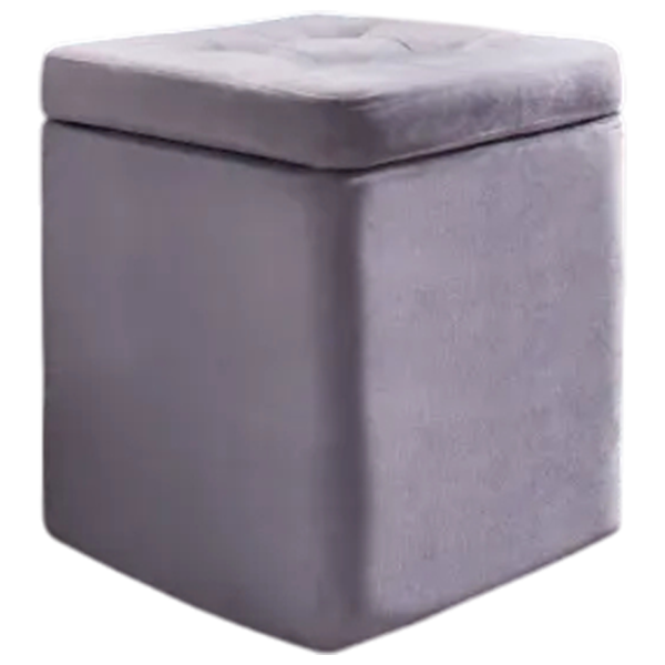 Пуф Ambianta 2819082 Серый / Ткань  photo 1