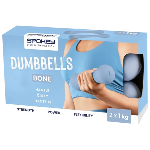 Set gantere Spokey Bone 2 kg / Cantitatea în set - 2 photo 6