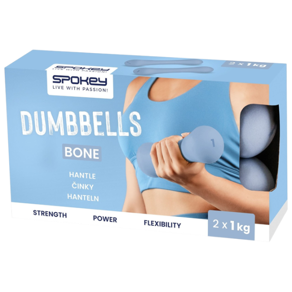 Set gantere Spokey Bone 2 kg / Cantitatea în set - 2 photo 6