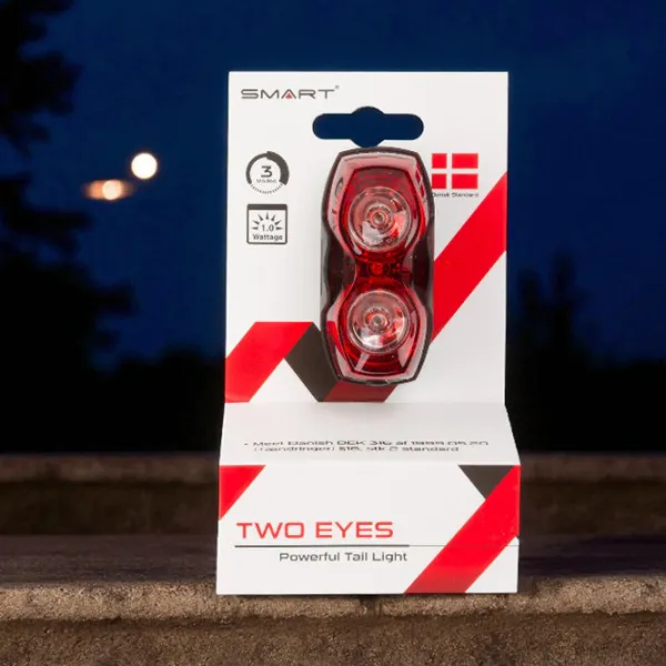 Lumini de bicicletă Messingschlager SMART Two Eyes Black photo 5