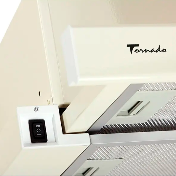 Вытяжка Tornado Storm 1200 Встраиваемая/ Бежевый/ Серый photo 3 Вытяжка Tornado Storm 1200 Встраиваемая/ Бежевый/ Серый photo 3