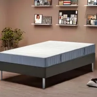 Кровать Ikea Lyngor/Vesteroy/Bjorli 90 x 200 см / Массив / Тёмно-серый photo 2