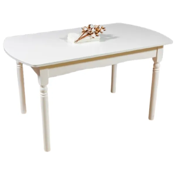 Masă de bucătărie extensibilă Mobicasa ST 37 Lemn/ White photo 1 Masă de bucătărie extensibilă Mobicasa ST 37 Lemn/ White photo 1