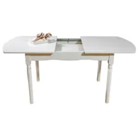 Кухонный стол раскладной Mobicasa ST 37 Дерево/ Белый photo 5