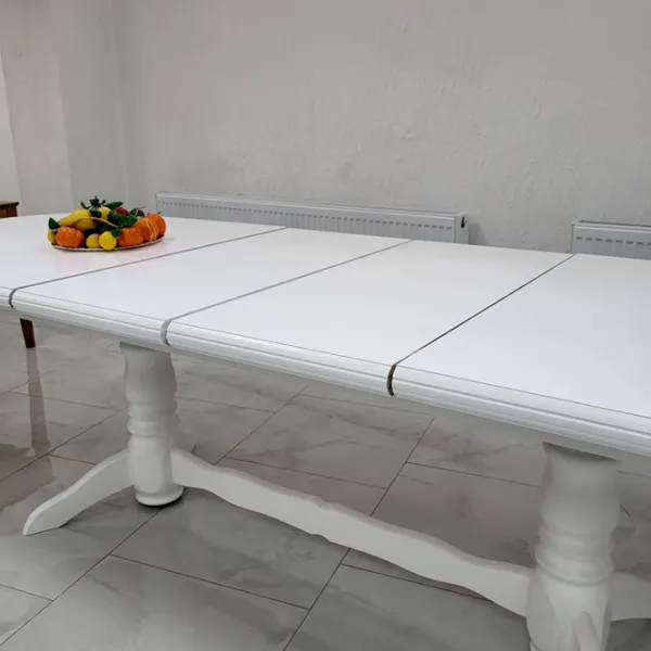 Masă de bucătărie extensibilă Mobicasa ST 73 Lemn/ White photo 5 Masă de bucătărie extensibilă Mobicasa ST 73 Lemn/ White photo 5