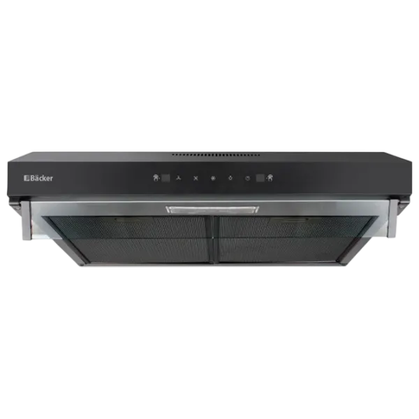 Вытяжка Backer NONA 2M60 SENSOR Плоская/ Черный/ Серый photo 1