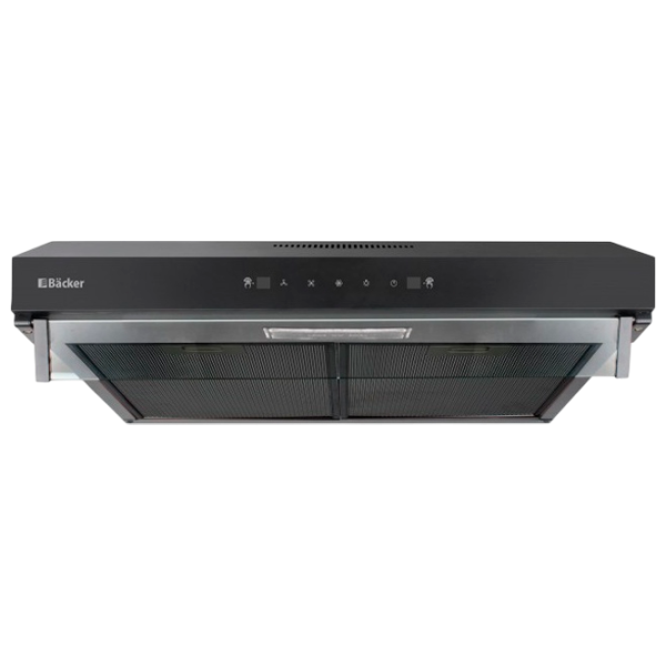 Вытяжка Backer NONA 2M60 SENSOR Плоская/ Черный/ Серый photo 1