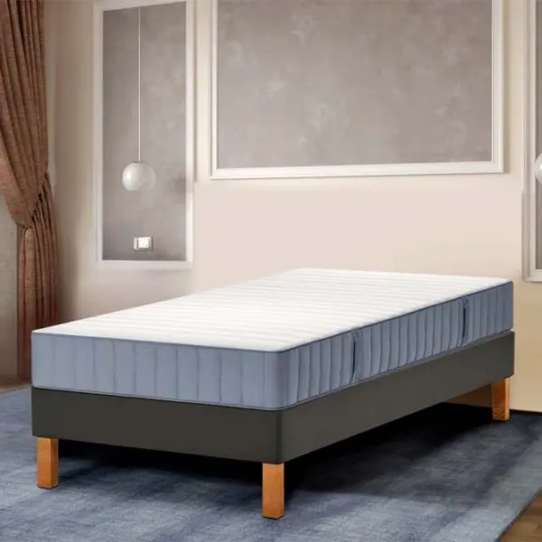 Кровать Ikea Lyngor/Vesteroy/Bjorli 90 x 200 см / Массив / Тёмно-серый photo 3