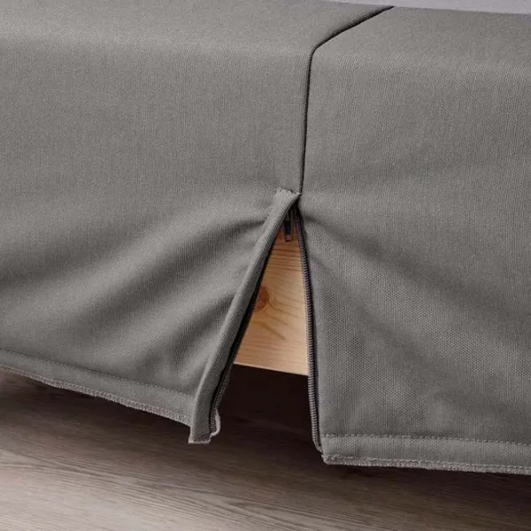 Кровать Ikea Lyngor/Vesteroy/Bjorli 90 x 200 см / Массив / Тёмно-серый photo 5