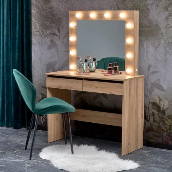 Masă de toaletă Halmar Hollywood PAL melaminat / Artisan Oak photo 2
