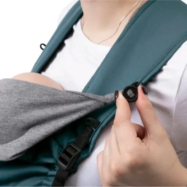 Marsupiu pentru copii Chicco Skin Fit (CT.222320) 9 kg / Green photo 4