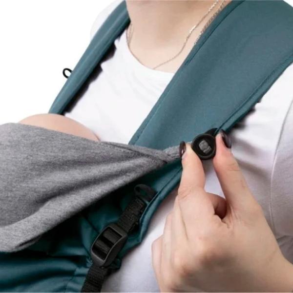 Marsupiu pentru copii Chicco Skin Fit (CT.222320) 9 kg / Green photo 4
