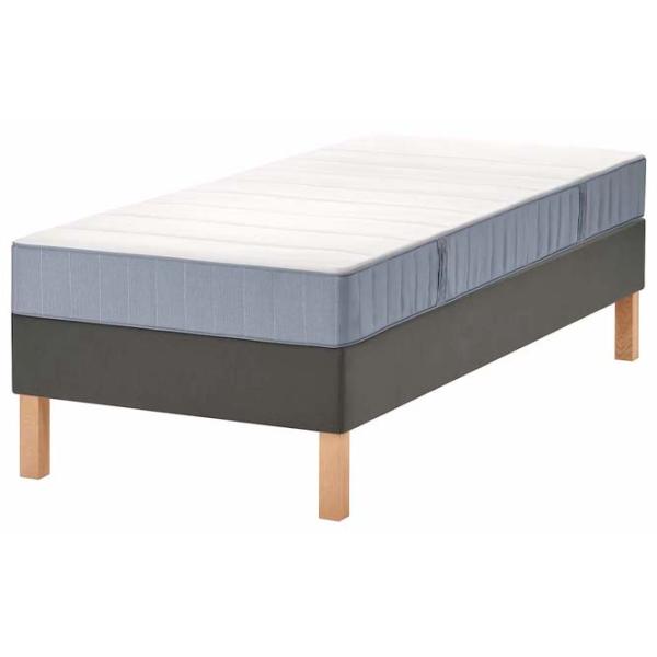 Pat Ikea Lyngor/Vesteroy/Bjorli 90 x 200 cm / Masiv / Dark Gray photo 1