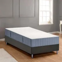 Кровать Ikea Lyngor/Vesteroy/Bjorli 90 x 200 см / Массив / Тёмно-серый photo 2