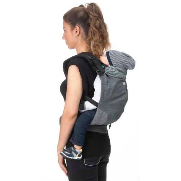 Marsupiu pentru copii Chicco Myamaki Fit Cool (CT.222315) 15 kg / Gray photo 3