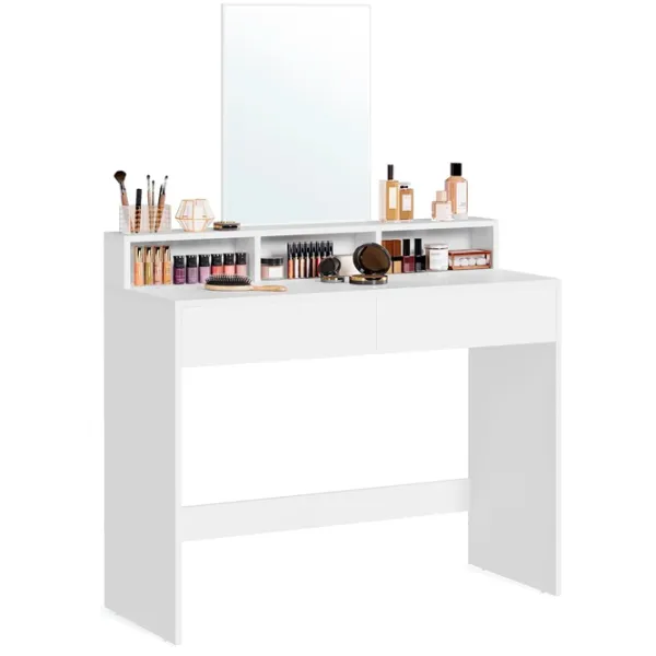 Masă de toaletă Vasagle RDT163W01 MDF / White photo 1