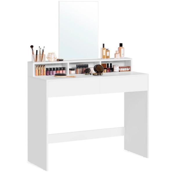Masă de toaletă Vasagle RDT163W01 MDF / White photo 1