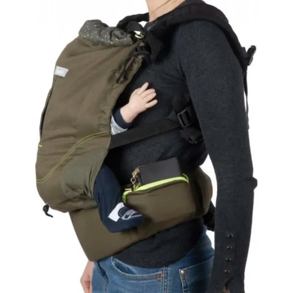 Marsupiu pentru copii Chicco Myamaki Fit (CT.222316) 15 kg / Khaki photo 2