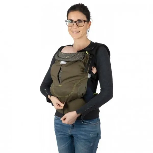 Marsupiu pentru copii Chicco Myamaki Fit (CT.222316) 15 kg / Khaki photo 4