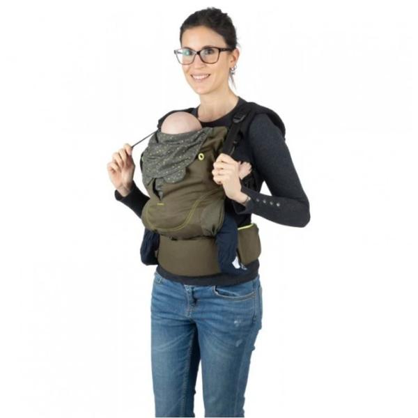 Marsupiu pentru copii Chicco Myamaki Fit (CT.222316) 15 kg / Khaki photo 5