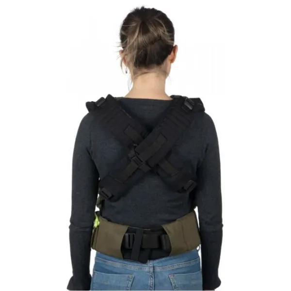 Marsupiu pentru copii Chicco Myamaki Fit (CT.222316) 15 kg / Khaki photo 6
