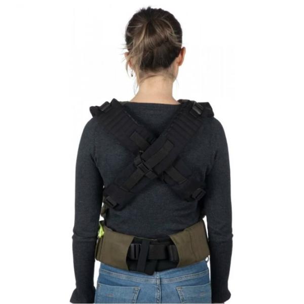 Marsupiu pentru copii Chicco Myamaki Fit (CT.222316) 15 kg / Khaki photo 6
