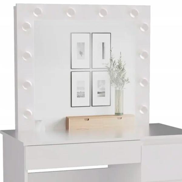 Туалетный столик TopEshop Marina Right ДСП меламин / White photo 4