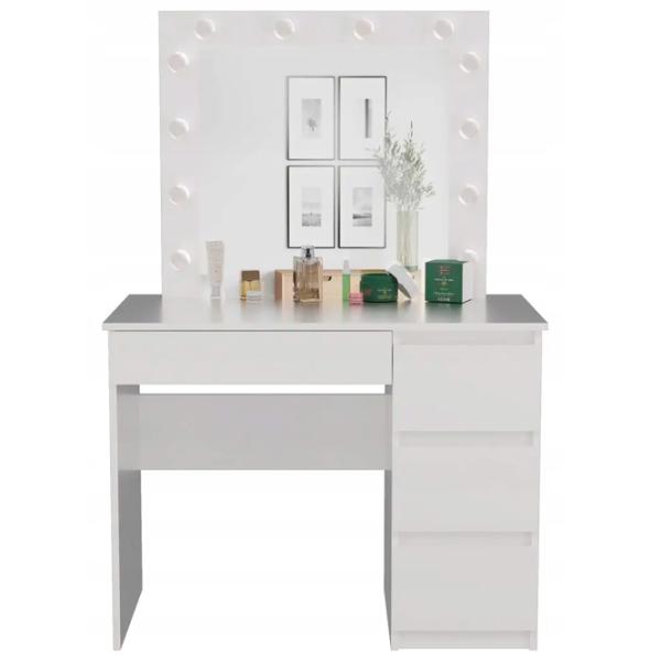 Туалетный столик TopEshop Marina Right ДСП меламин / White photo 5