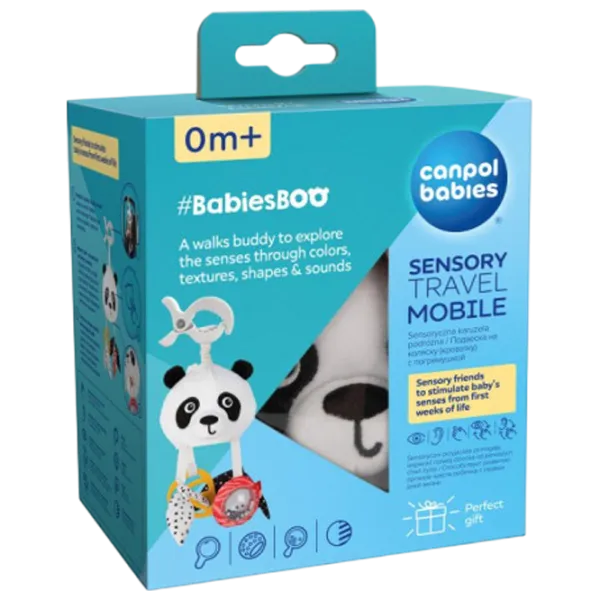 Jucărie pentru cărucior BabiesBoo Canpol 68/091 Plastic / Black photo 3