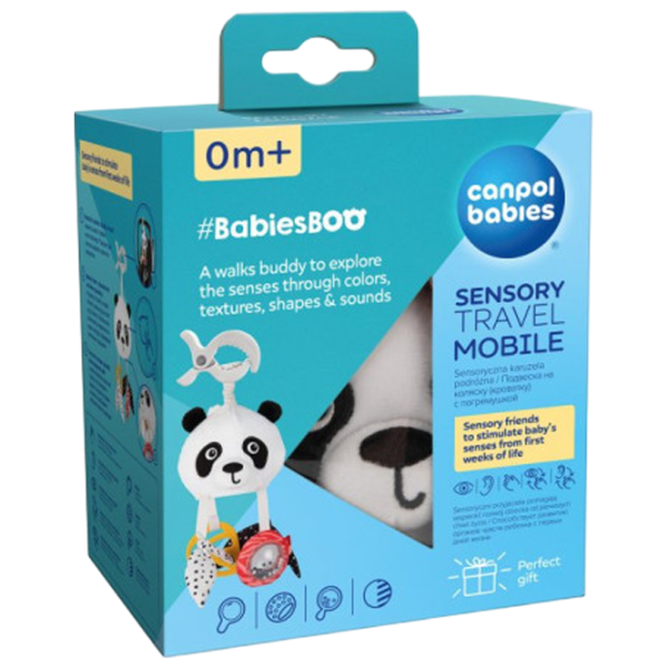 Jucărie pentru cărucior BabiesBoo Canpol 68/091 Plastic / Black photo 3