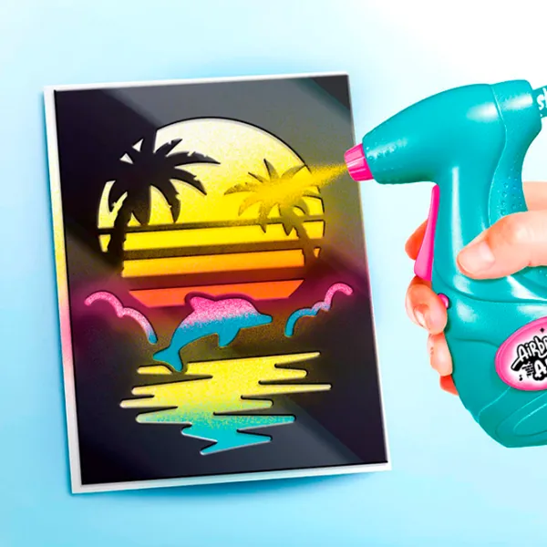 Креативный набор Canal Toys Airbrush Art Poster Kit AIR015 6+ / Разноцветный Розовый photo 5