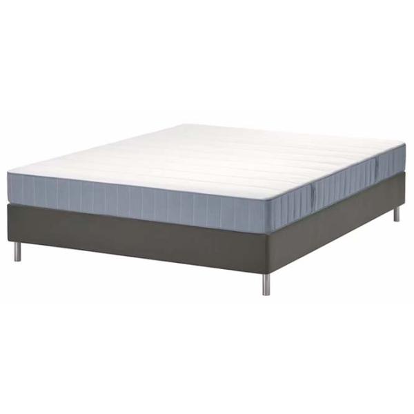 Кровать Ikea Lyngor/Vesteroy/Bjorli 140 x 200 см / Массив / Тёмно-серый photo 1 Кровать Ikea Lyngor/Vesteroy/Bjorli 140 x 200 см / Массив / Тёмно-серый photo 1