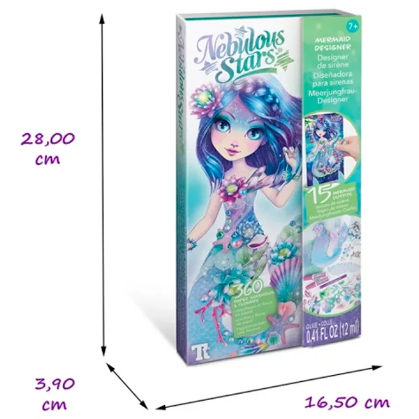 Креативный набор Nebulous Stars Mermaid Designer 11472 7+ / Разноцветный Синий photo 4