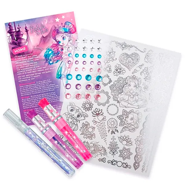 Креативный набор Nebulous Stars Stardust Body Art 11012 8+ / Разноцветный Розовый photo 2