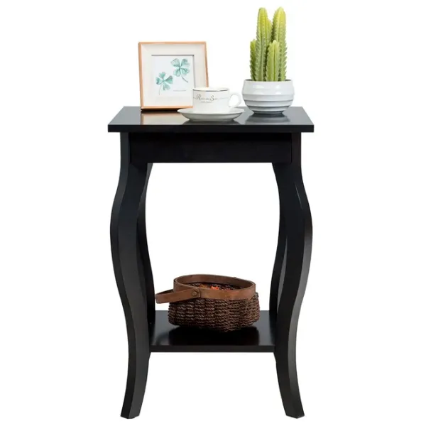 Măsuță de cafea Costway HW56557BK-1 5683508 Black photo 4