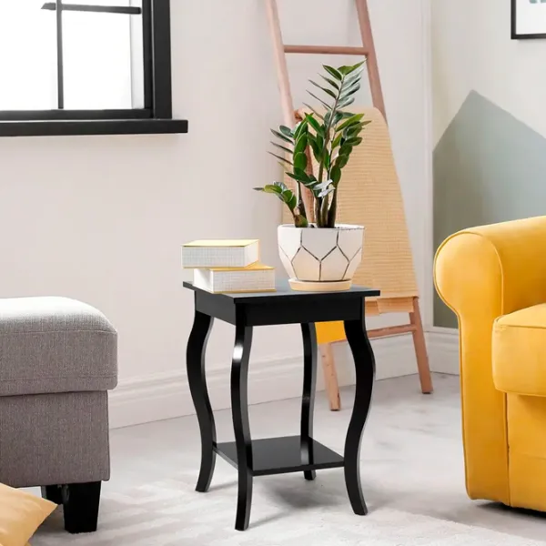 Măsuță de cafea Costway HW56557BK-1 5683508 Black photo 7