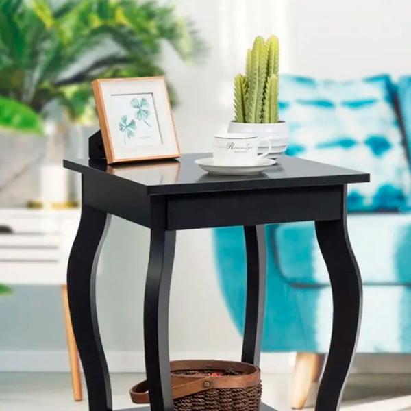 Măsuță de cafea Costway HW56557BK-1 5683508 Black photo 8