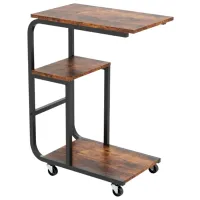 Журнальный столик Costway JV12140CF 5804326 Коричневый