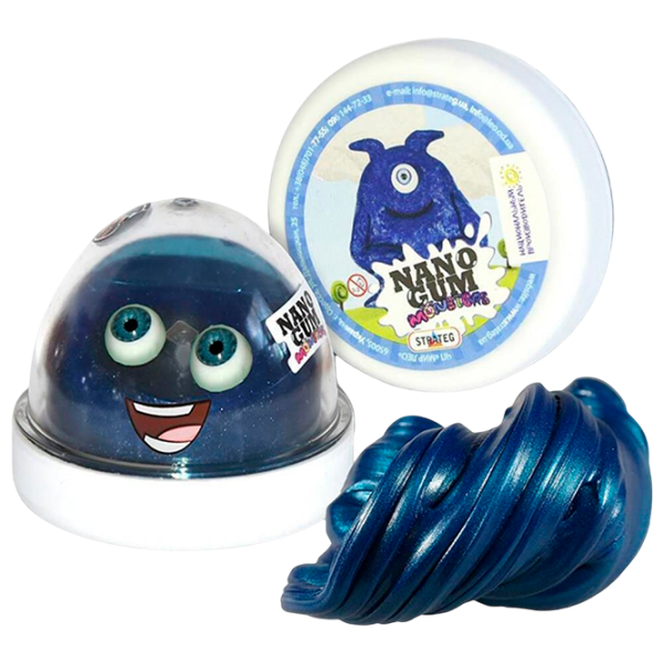 Интерактивная игрушка Strateg Nano Gum Slime 880 3+ / White Разноцветный photo 1